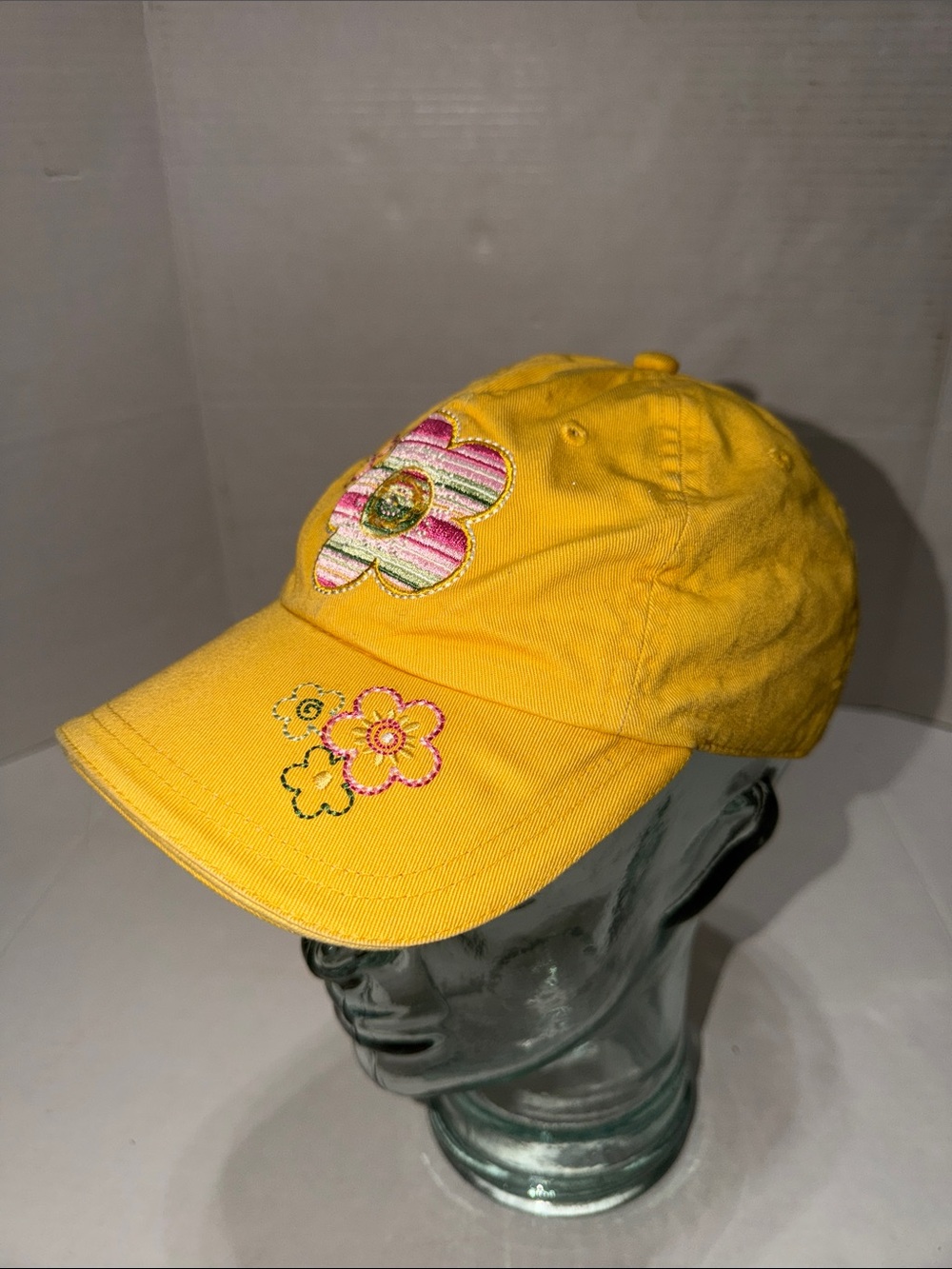 The Children's Place Yellow Floral Appliqué Cap